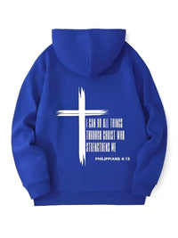 Unisex Philippians 4:13 Strength Hoodie