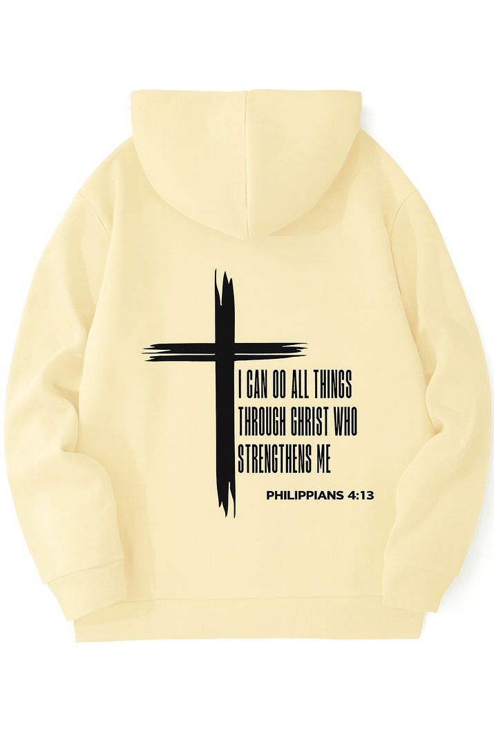 Unisex Philippians 4:13 Strength Hoodie