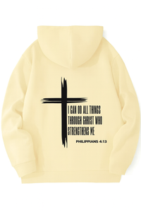 Unisex Philippians 4:13 Strength Hoodie