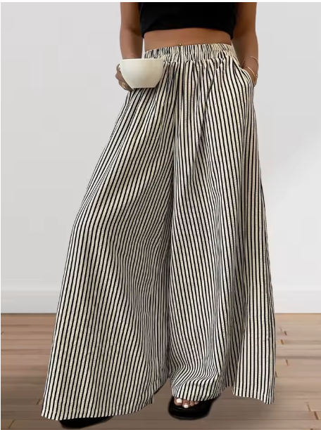 BREEZE STRIPE PALAZZO PANTS
