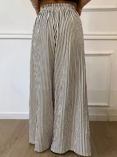 BREEZE STRIPE PALAZZO PANTS