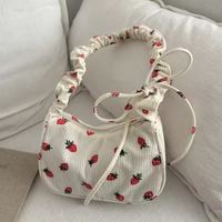 MINIMALIST STRAWBERRY CURDORUY HANDBAG