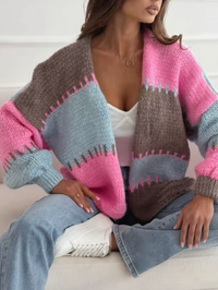 COTTON CANDY KNIT OVERSIZED CARDIGAN