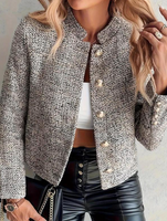 BOUCLE CROPPED PARISIAN JACKET