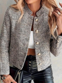 BOUCLE CROPPED PARISIAN JACKET