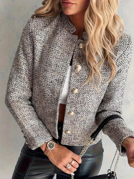 BOUCLE CROPPED PARISIAN JACKET