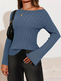 ESSENTIAL FOLD KNIT SWEATER