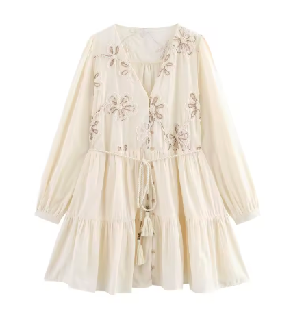 FLEUR BLOSSOM MINI DRESS