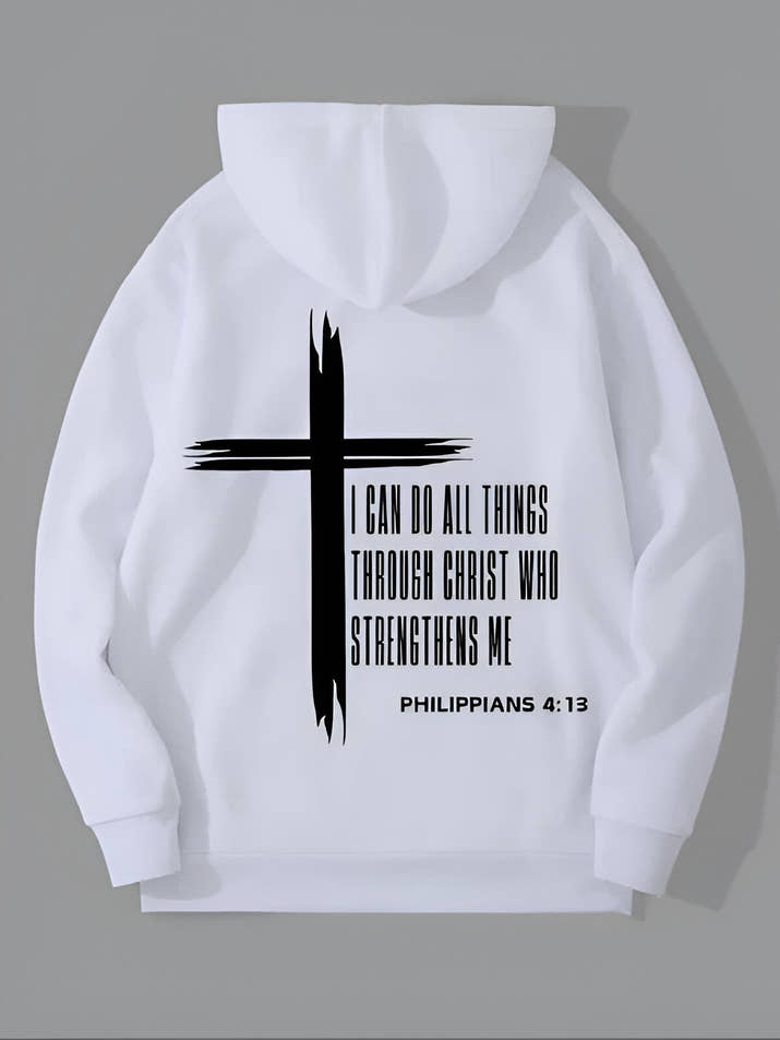Unisex Philippians 4:13 Strength Hoodie