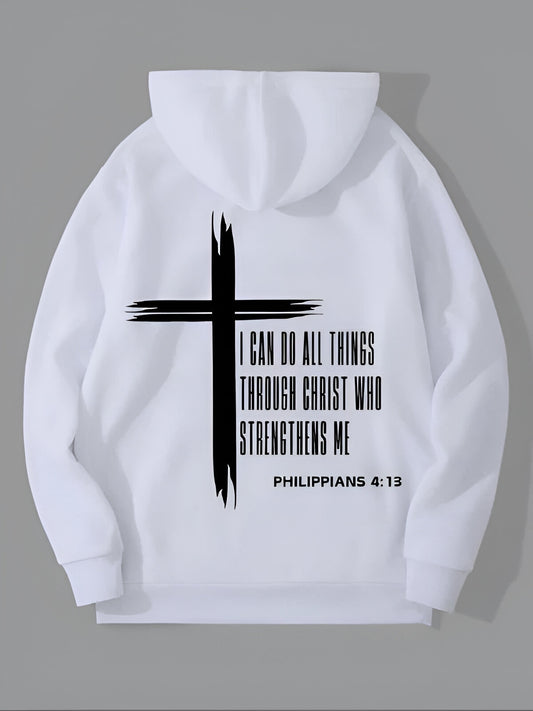 Unisex Philippians 4:13 Strength Hoodie
